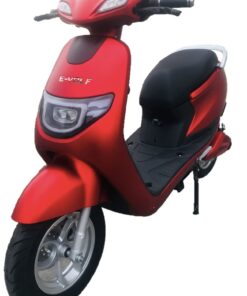 frontal ladeada moto electrica e-Volf Smarbot roja