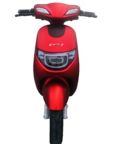frontal moto electrica e-Volf Smarbot roja