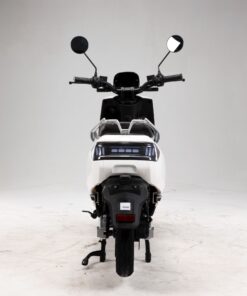 trasera moto eléctrica e-Volf Pegasus blanca