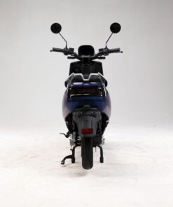 trasera moto eléctrica e-Volf Pegasus azul metalizada
