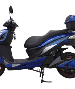 lateral moto eléctrica e-Volf Urban Legend azul